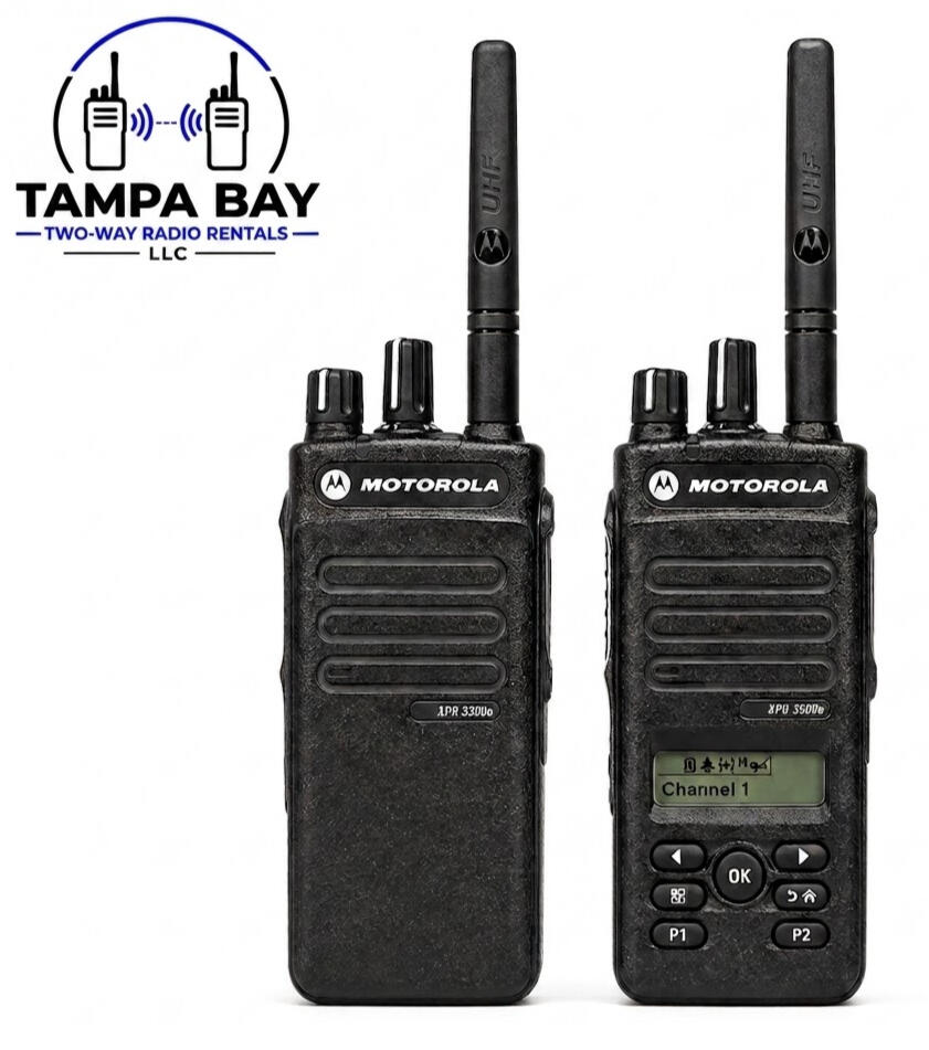 Radio Rentals Picture of XPR 3500e radio rentals.