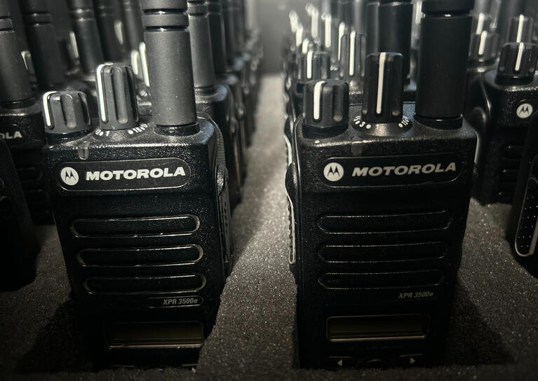 Tampa Bay Two-Way Radio Rentals Tampa Bay Two-Way Radio Rentals Fleet of Radios Photo.